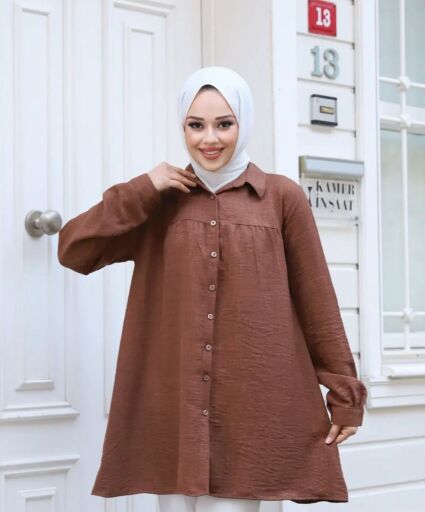 Tesettür Gömlek - Hijab Shirt - قميص الحجاب